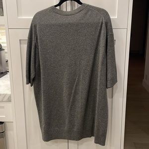 Dark gray sweater dress